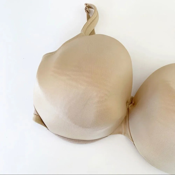 Cacique Lightly Lined Full Coverage Nude Bra Underwire 42G Plus Curvy Smooth Cup - Picture 5 of 11